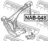 FEBEST NAB-048 Control Arm-/Trailing Arm Bush